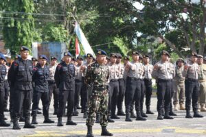 Apel Sinergitas TNI-Polri Dalam Rangka HUT Brimob ke 77 Tahun