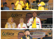 Edison Sumarni Hadiri HUT Golkar di Kantor DPD Golkar Muara Enim