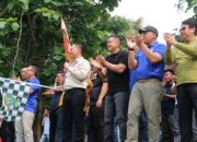 Pj. Bupati Lepas Lomba Bidar Mini Danau Cecuho, Meriahkan HUT Kab Muara Enim Ke-78