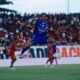 Pemain Persib merayakan gol sebelum laga PSM vs Persib di Super League 2025/2026